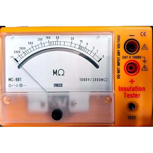 MECO Analog Insulation Tester