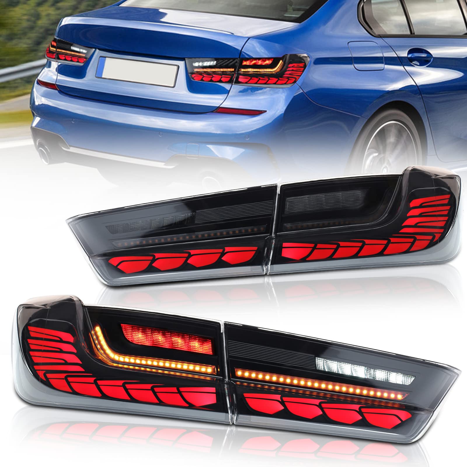 Buy JOLUNG Tail Lights Assembly for BMW 3 Series G20 G28 M3 GTS 2019