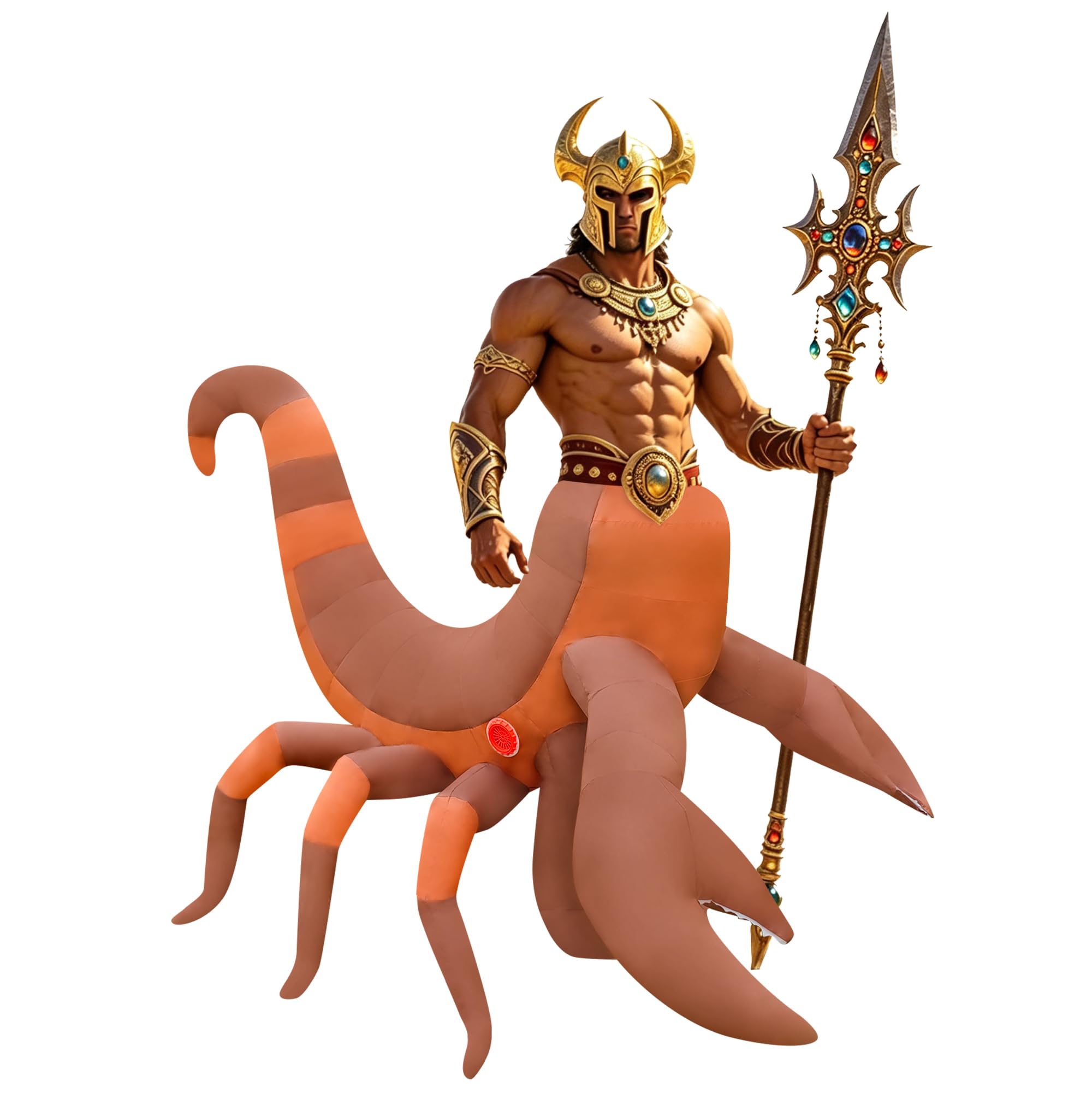 AkieBy Inflatable Scorpion Costume for Adults, Funny Blow Up Scorpion Outfit Party Fancy Dress, Halloween Cosplay Costume for Party, Carnival, Birthday Party