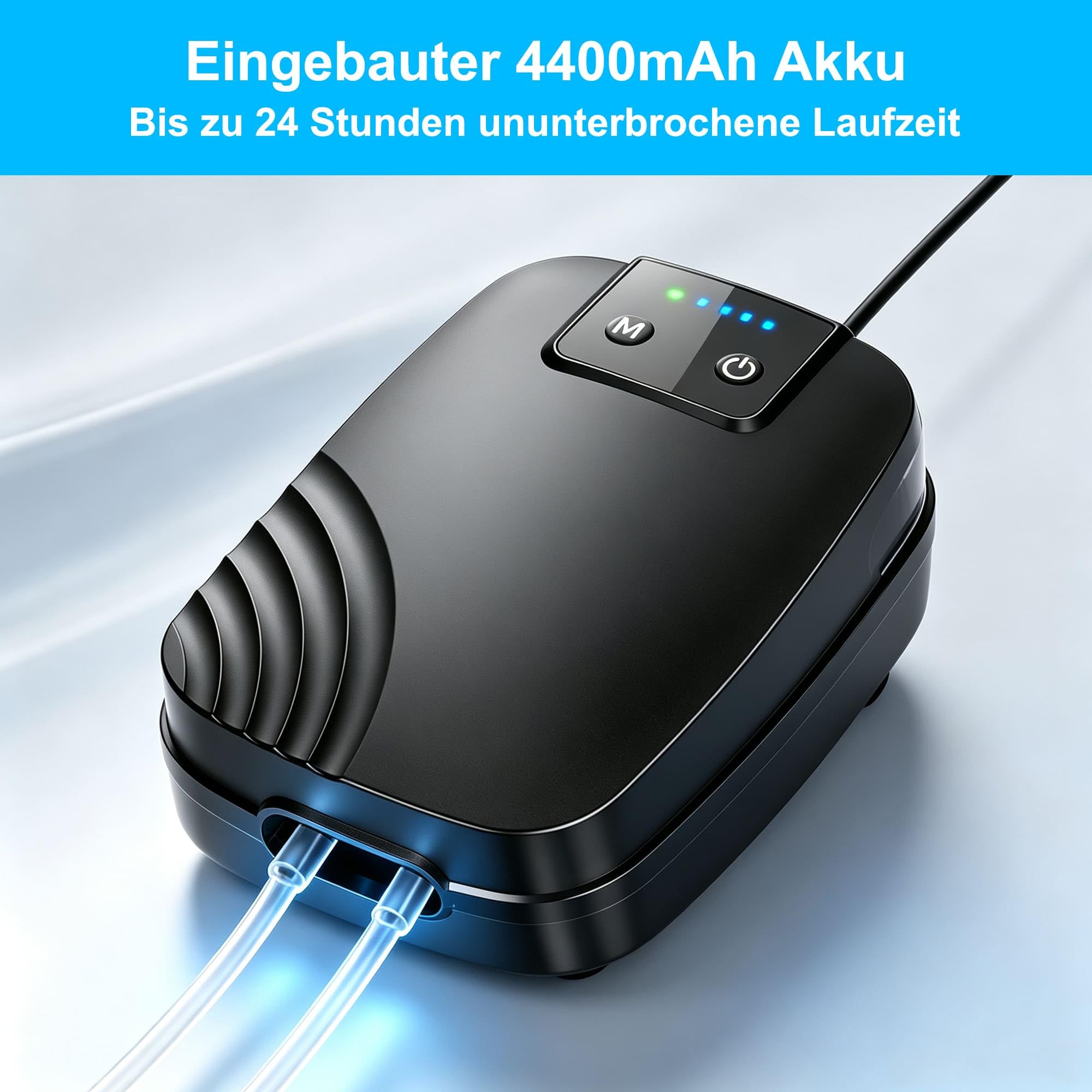 Biling Solar Aireador de Estanque de 8W para Estanques Grandes, 4400mAh Aireador de Estanque, Bomba de Oxígeno Solar para Estanques, Acuarios, Bomba de Aire para Estanque de Oxígeno