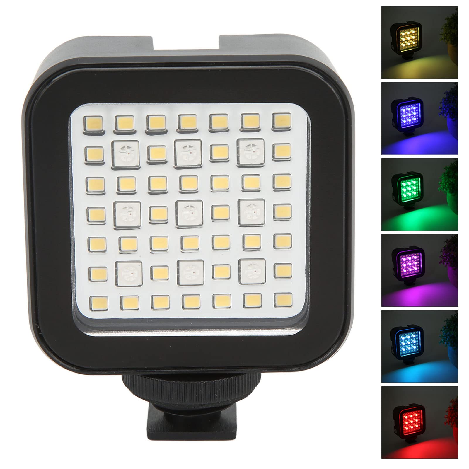 Luci Subacquee, ST49W 30m/98ft Lampada Subacquea RGB Impermeabile 49 LED Dimmerabile Ad Alta Potenza Luce di Riempimento Video Subacquea Luce Subacquea Luce Video Subacquea per