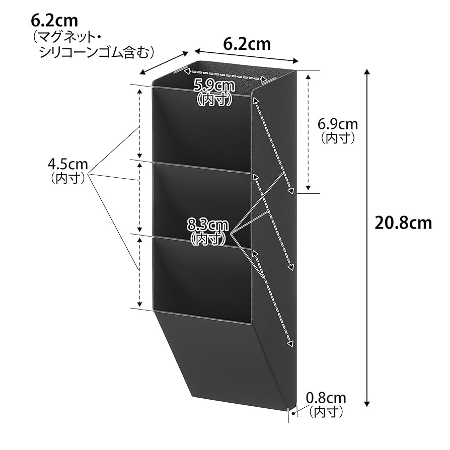 やまらたんページ★ Amazon.co.jp: 山崎実業(Yamazaki) マグネット ペンスタンド