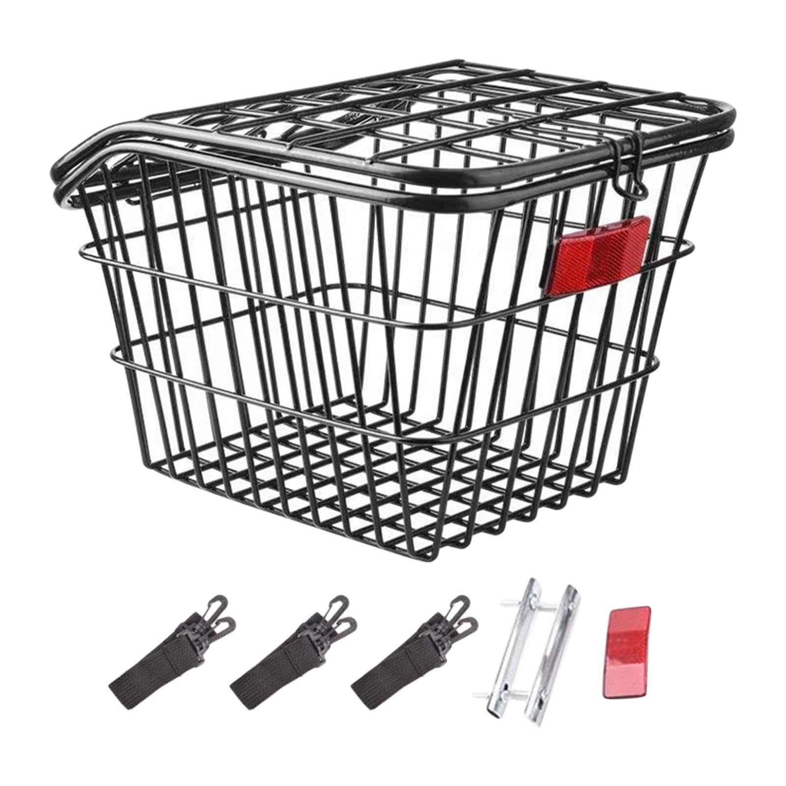 Cestino Posteriore per Bicicletta, Contenitore per Biciclette, Cestino per Bicicletta dalla Costruzione Robusta, Portabici, Cestino per Biciclette, Bi