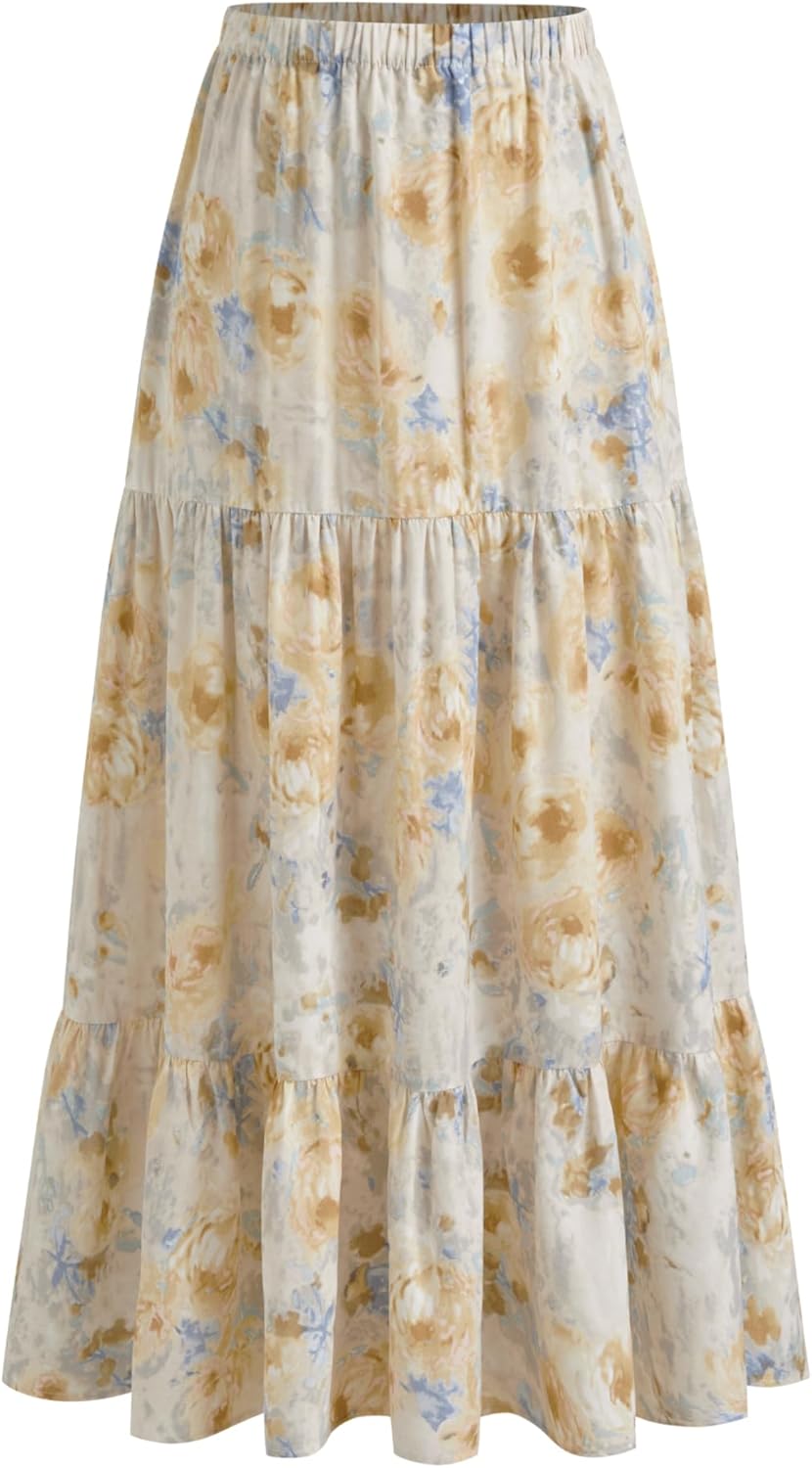 CIDER Floral Skirt