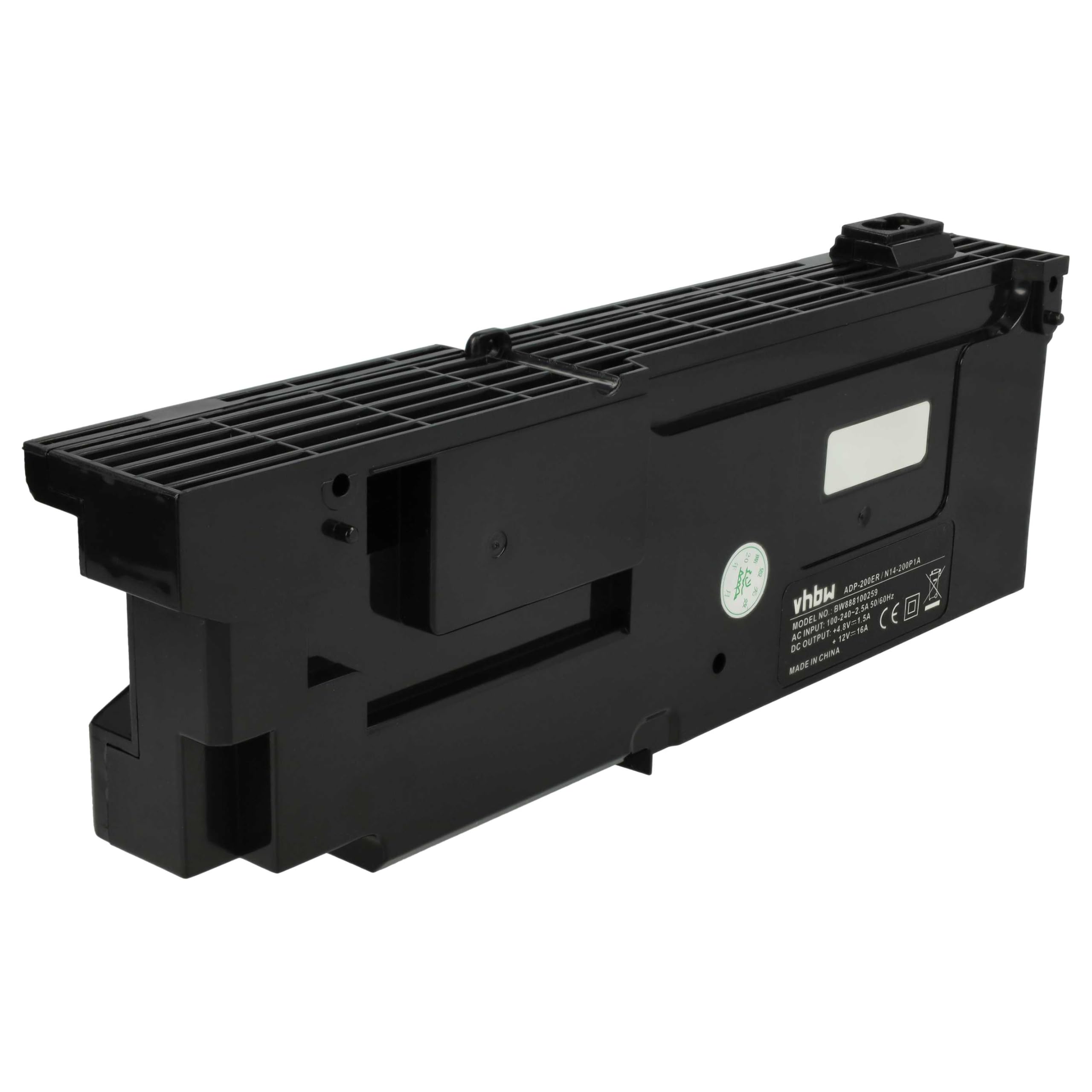 vhbw Fuente de alimentación Compatible con Sony PlayStation 4 CUH-12xxA, 4 CUH-1200B - Fuente de alimentación de Repuesto para autoinstalación