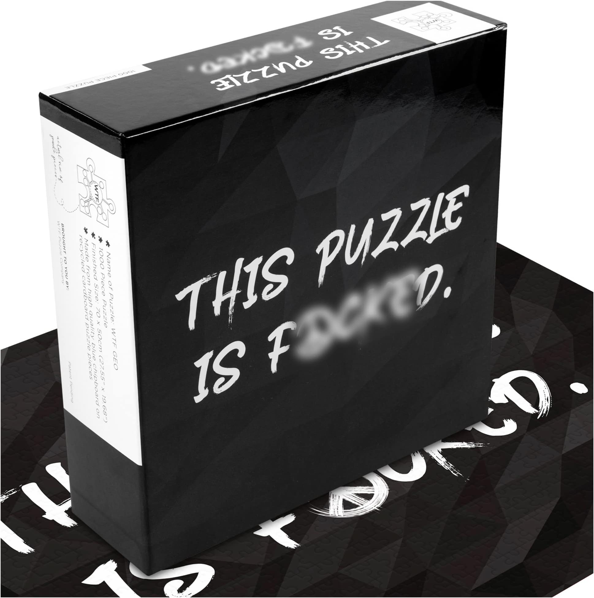 Puzzles for Adults 1000 Piece - 1000 Piece challenging Black Jigsaw Puzzle for Adults - MANTRA - Novelty - 1000 Piece Puzzle for Adults - Adult Puzzles - 1000 Piece Jigsaw Puzzle Prime