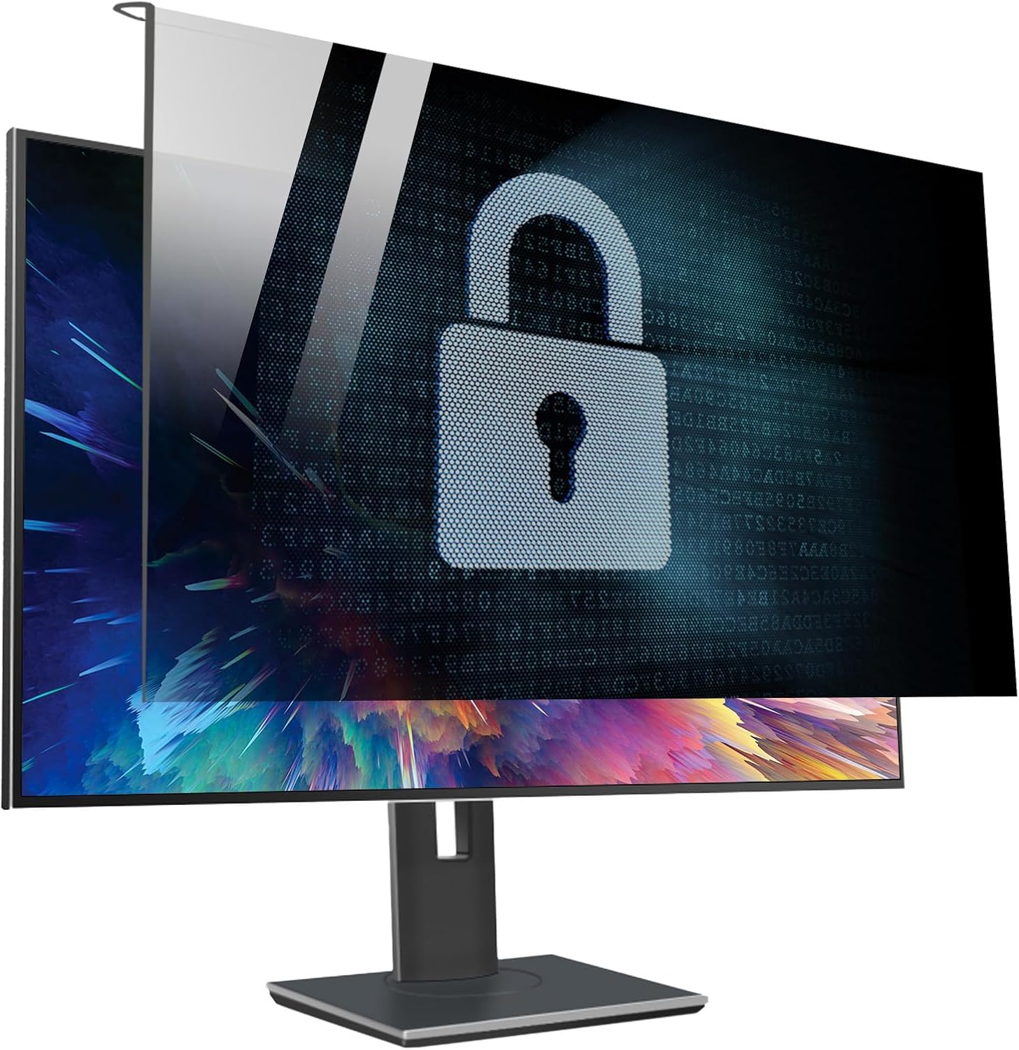 DARZYS Computer Privacy Screen Filter, 20 Inch Eye Protection, For Desktop Computer, Removable Anti Scratch Protective Film, For School