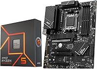 Vista 1 de INLAND MSI PRO B650-P Placa base WiFi con procesador de escritorio AMD Ryzen 5 7600X de 6 núcleos (AMD AM5, ATX, DDR5, PCIe 4.0)