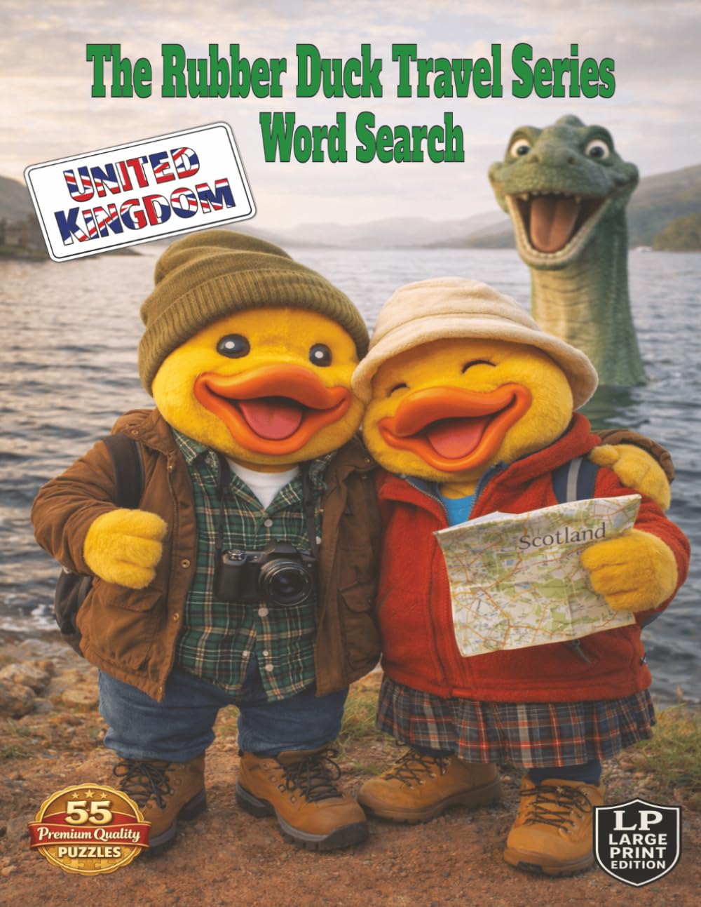 The Rubber Duck Travel Series Word Search: United Kingdom: Tour the United Kingdom in 1000 Words, the food, historic sites, castles, ancient stones and finally a visit to the pub