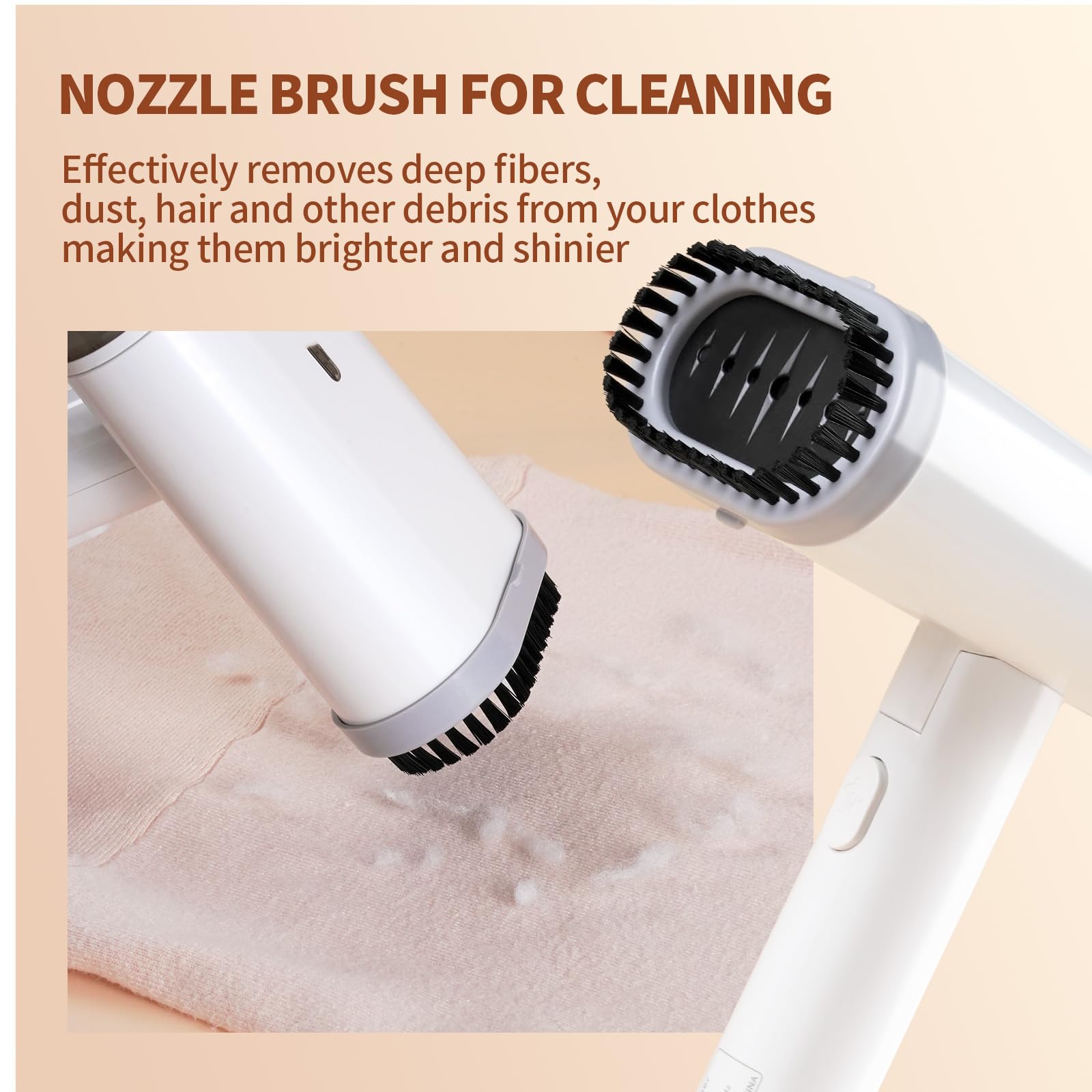 Vaporizzatore per abbigliamento, vaporizzatore a mano con vapore orizzontale e verticale, riscaldamento in 20 secondi, serbatoio dell'acqua da 120 ml, potenza di vapore costante