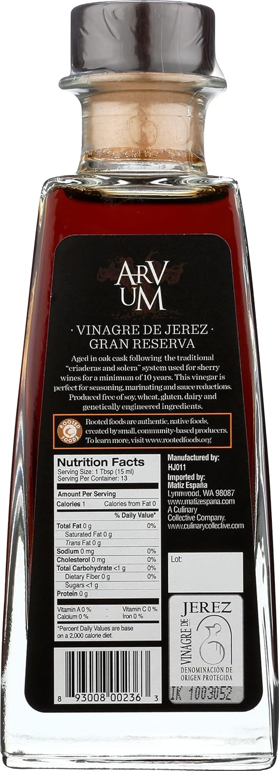 Arvum Gran Reserve Sherry Vinegar, 6.8 FZ