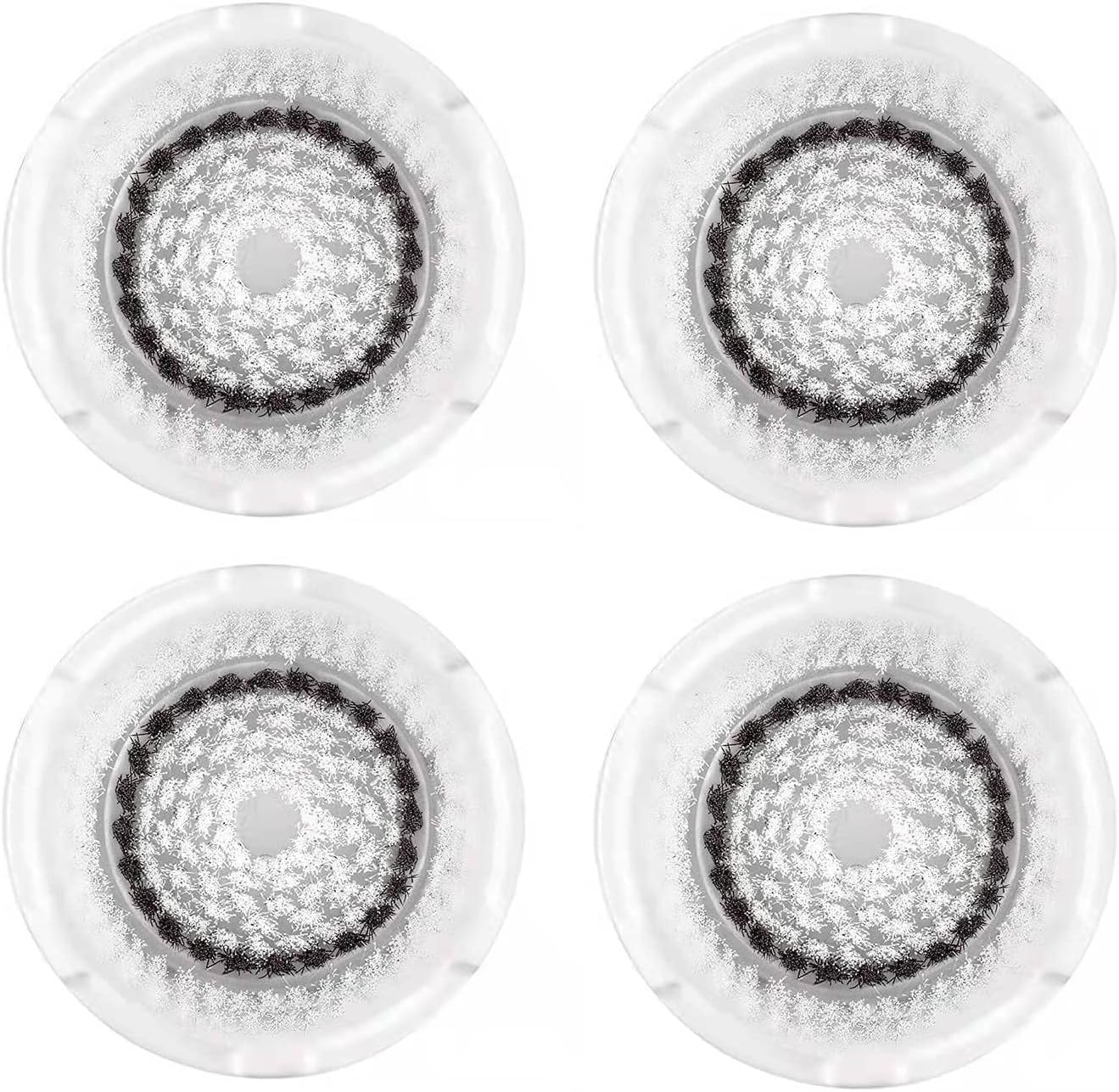 Clarisonic Sensitive Facial Cleansing Brush Head Replacement |Compatible with Mia 1, Mia 2, Mia Fit, 4-Pack : Beauty & Personal Care