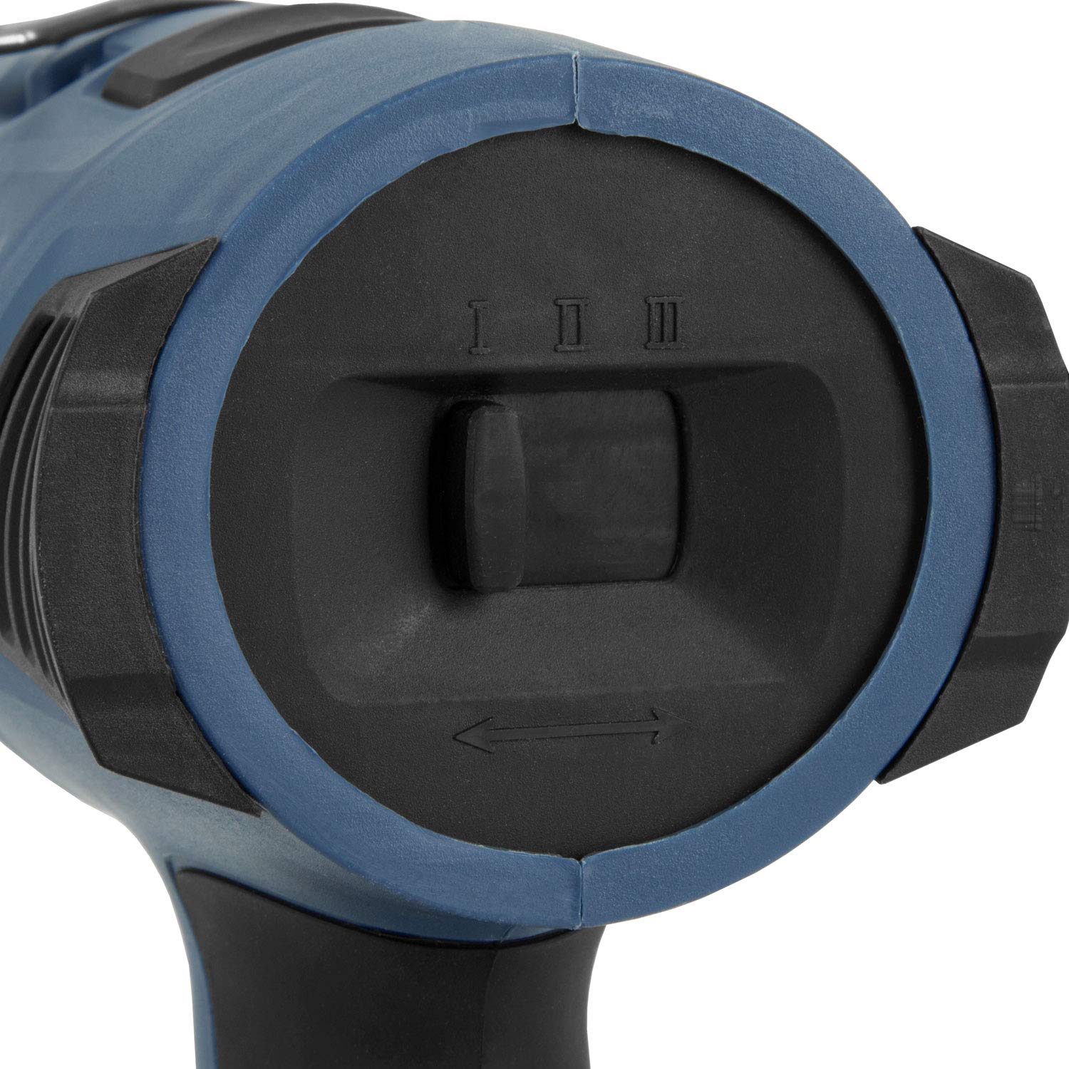 EBERTH Désherbeur électrique 3 en 1 Pistolet à air chaud Allume-barbecue sans gaz ni produits chimiques (2000 watts, 3 niveaux de température, jusqu'à 650°C, 5 buses, poignée séparée)