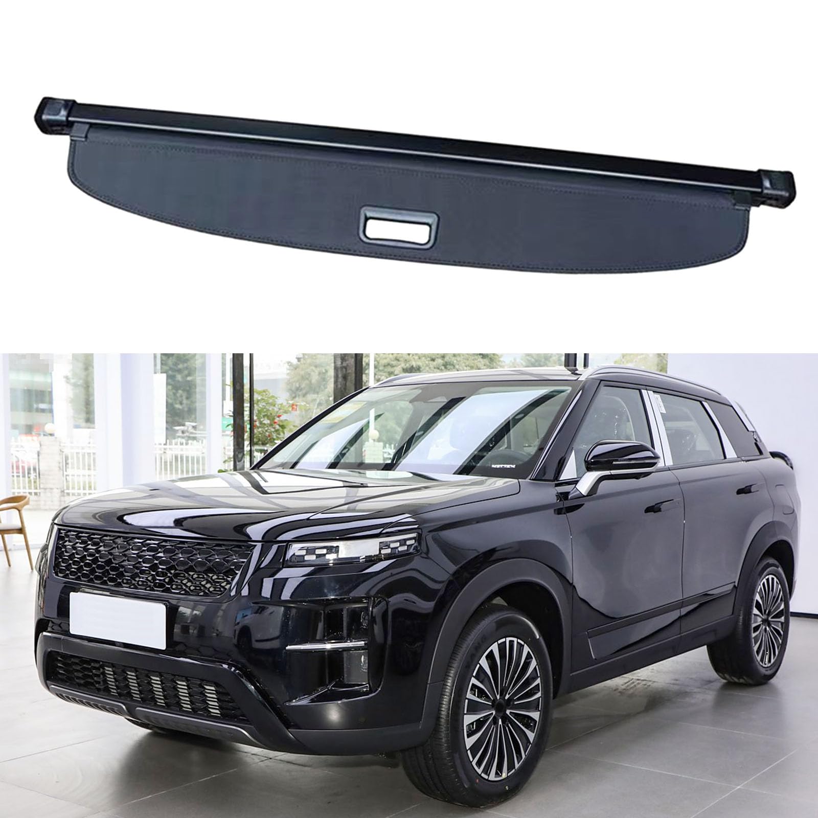SXLGDW Car Retractable Rear Trunk Parcel Shelf,Compatible with Chery Tiggo 7 C-DM 2025,Car parts