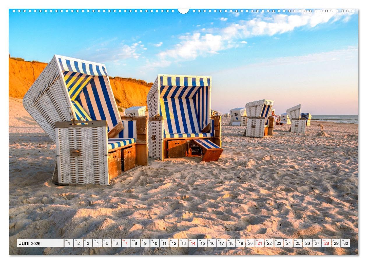 INSELLIEBE SYLT Zauberhafte Momente (Wandkalender 2026 DIN A2 quer), CALVENDO Monatskalender: Herrliche Naturaufnahmen von der Insel (CALVENDO Natur)