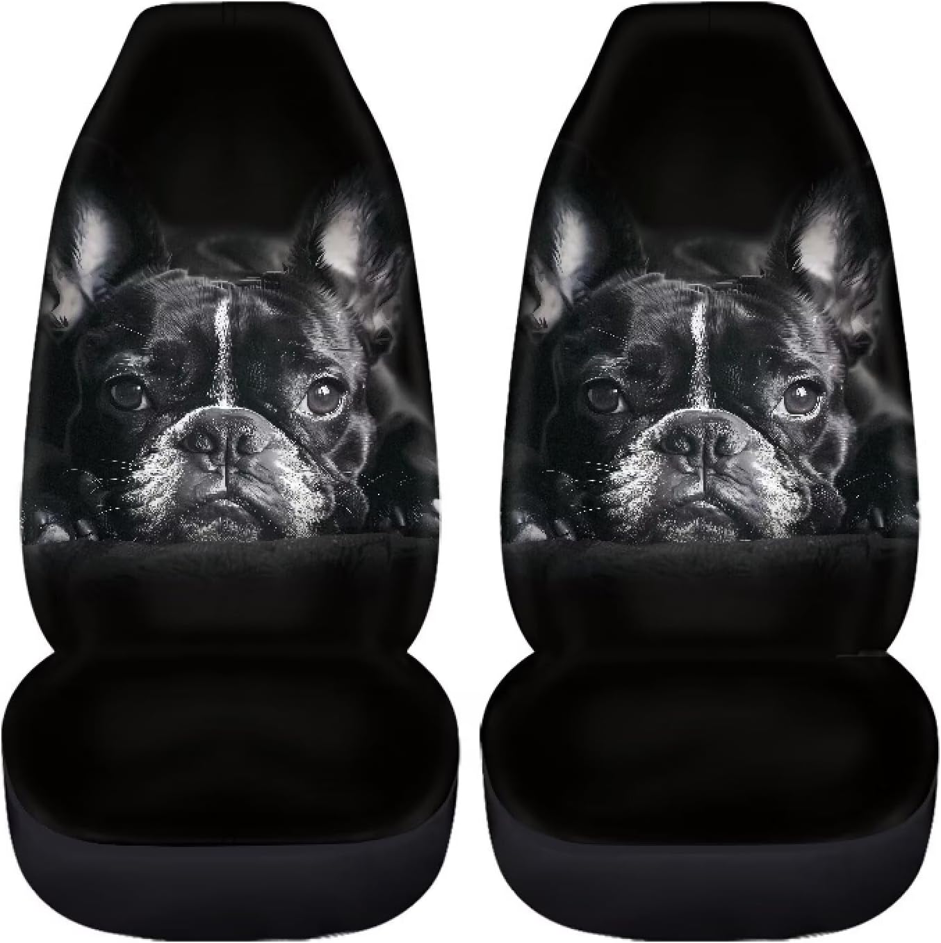 AFPANQZ Car Seat Cover Case Protector Cover Storage Bag Pug Dog Front Seat Cushion Soft Cases Mat Universal Fit Protect Car Truck SUV, Van image 5