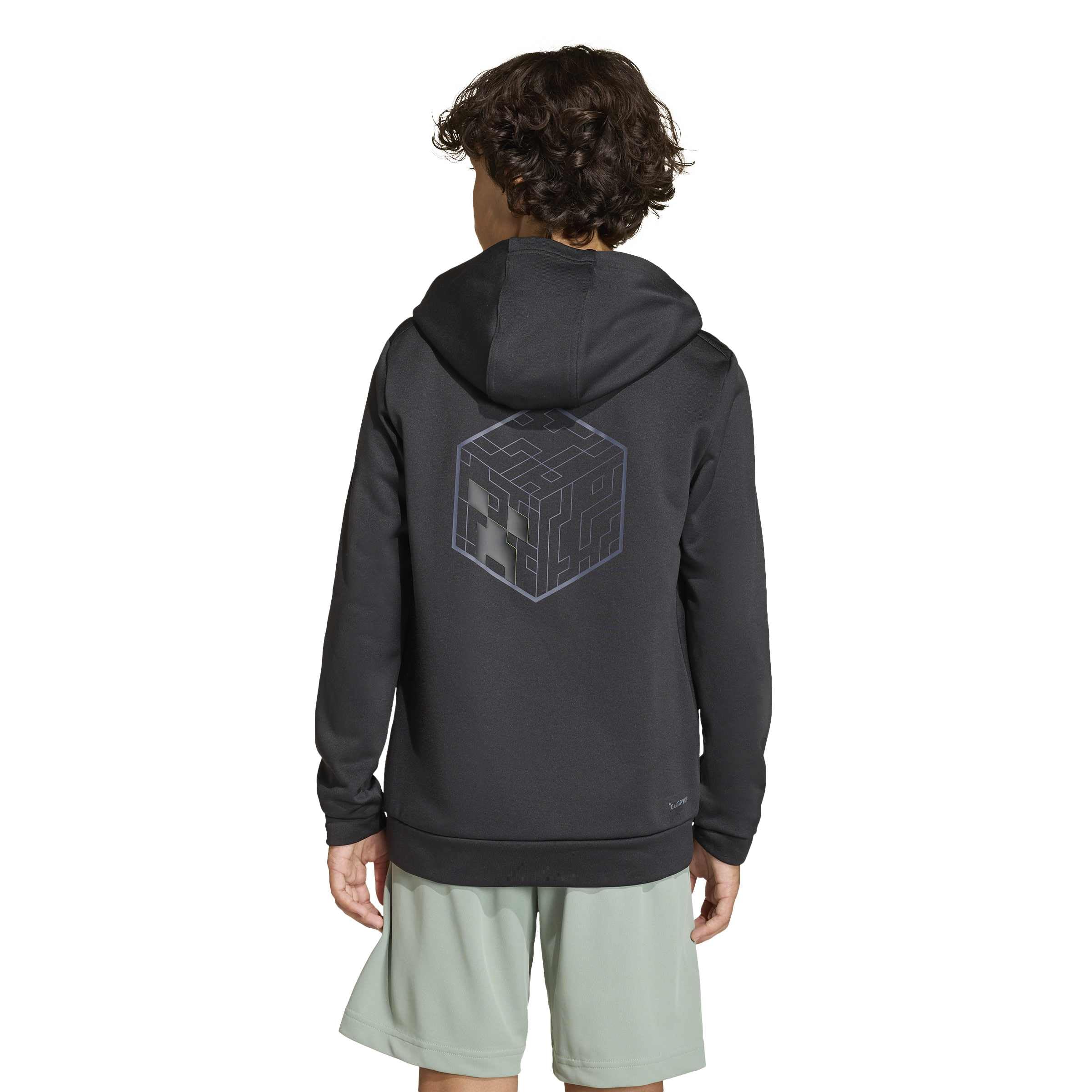 adidas Minecraft Training Hoodie Felpa con Cappuccio Unisex - Bambini e Ragazzi