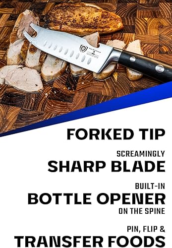 Miniatura 3 de Dalstrong BBQ Pitmaster - Cuchillo de carne  6.5 pulgadas  Gladiator Series Elite ELITE  Acero alemán forjado de alto carbono  Punta bifurcada y