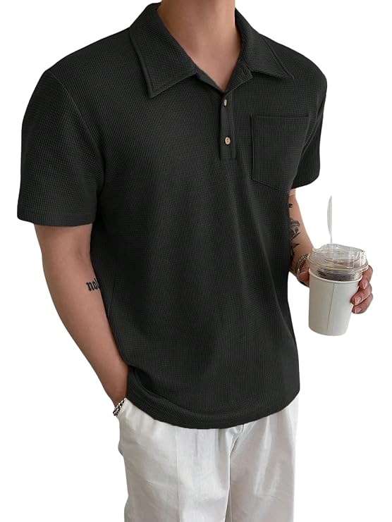 Leriya Fashion Men's Poly Cotton Regular Fit Plain Casual Latest Stylish Half Sleeve T-Shirt