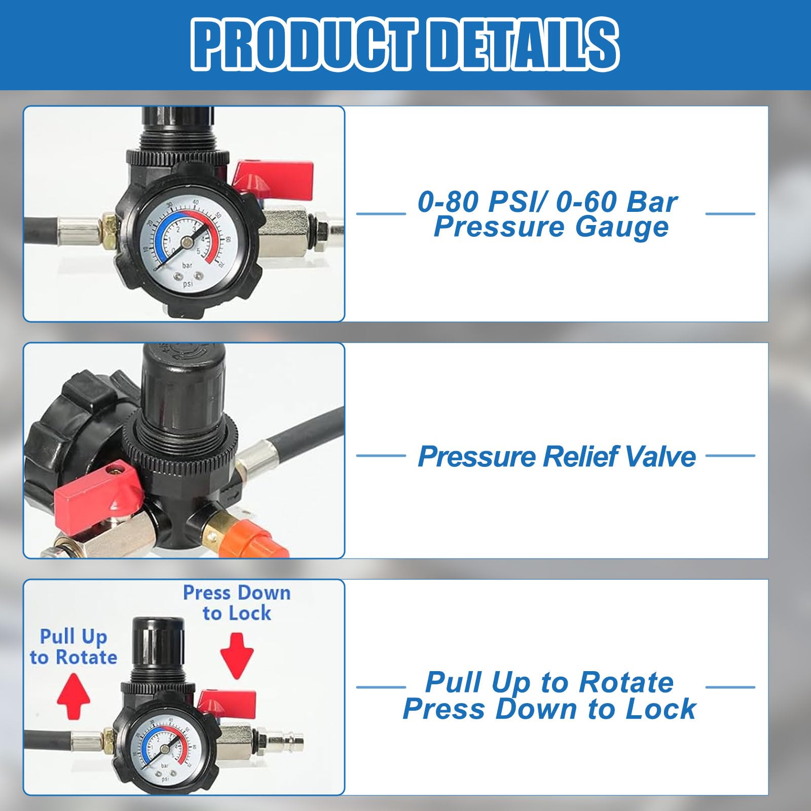 9tlg Turbolader Ladeluft System Adapter Satz Ladeluftkühler Abdrücksatz Tester Prüfwerkzeuge für Ladeluftschläuche, Abgasturbolader und Kompressorsysteme