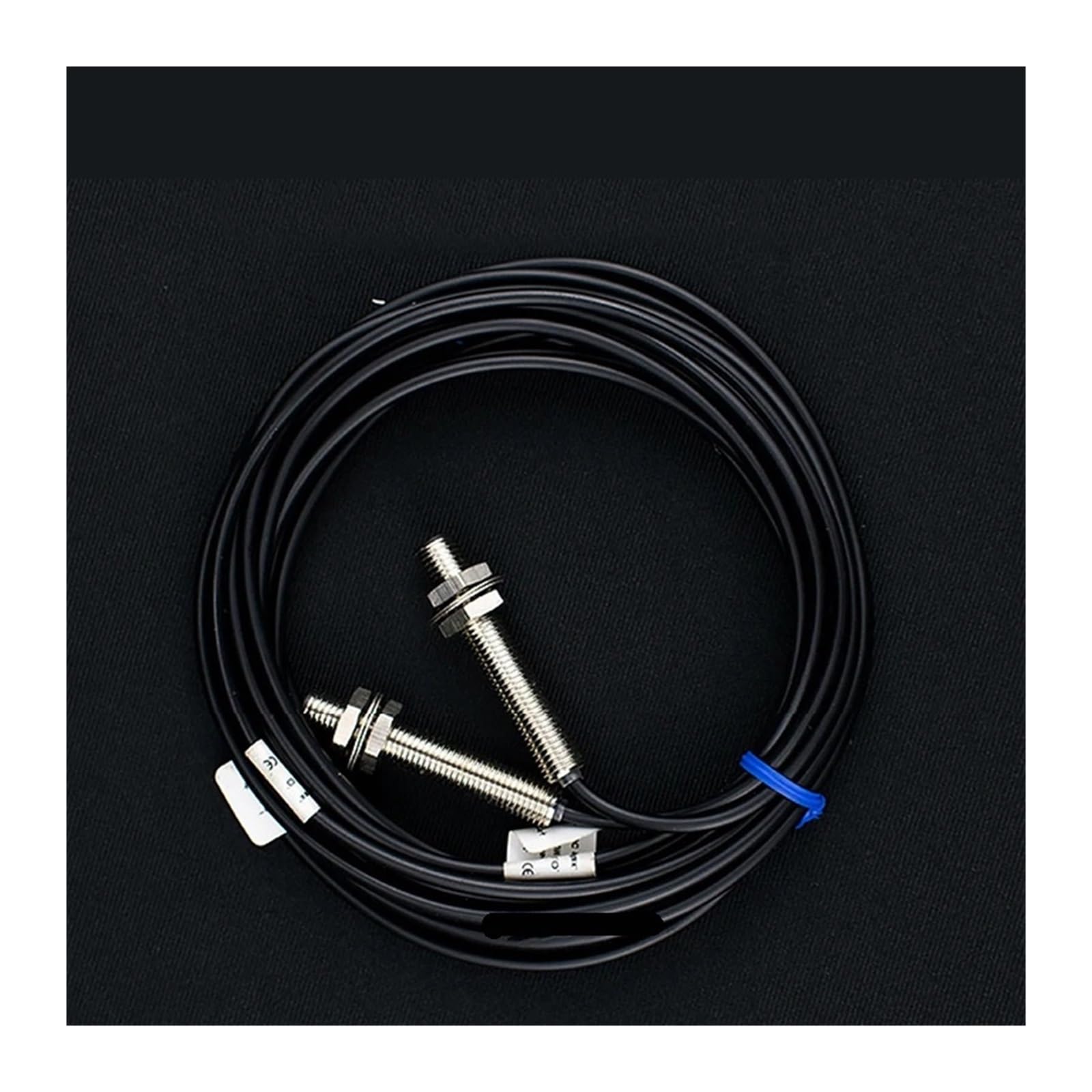 Sensor fotoeléctrico de infrarrojos Sensor de interruptor fotoeléctrico de haz cilíndrico M8, inducción de luz visible infrarroja, punto 2mm(LM8-T20MNO)