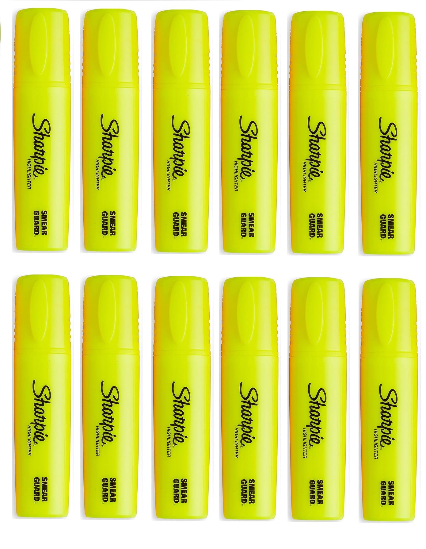 Sharpie Evidenziatori Tascabili – Verde Fluorescente – Punta Scalpello – Confezione 12 Pezzi