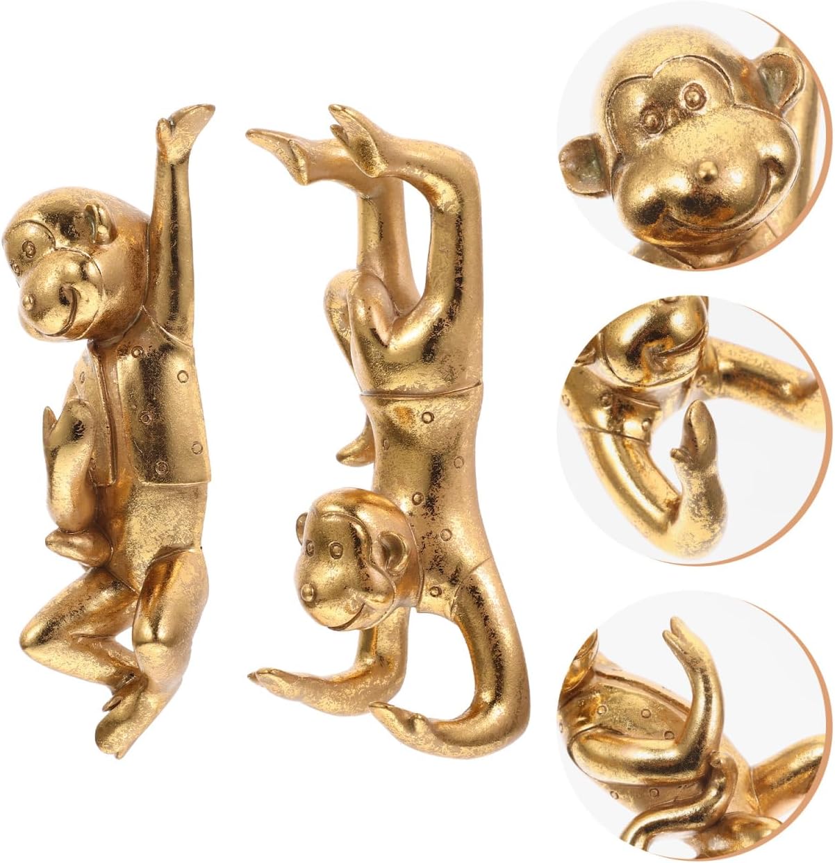 Zerodeko Animal Wall Hooks 3D Decorative Wall Hangers for Entryway Kitchen Bedroom Living Room Multipurpose Mounted Hooks for Keys Coats Towels