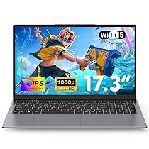 NAIKLULU 17.3 Pollici Laptop Computer Portatile Processor N150(1.2 a 3.6Ghz), RAM 16GB SSD 1TB PC Portatile Computer Notebook 2026, 1920x1080P, Tastiera Completa Retroilluminata, 6000Mah