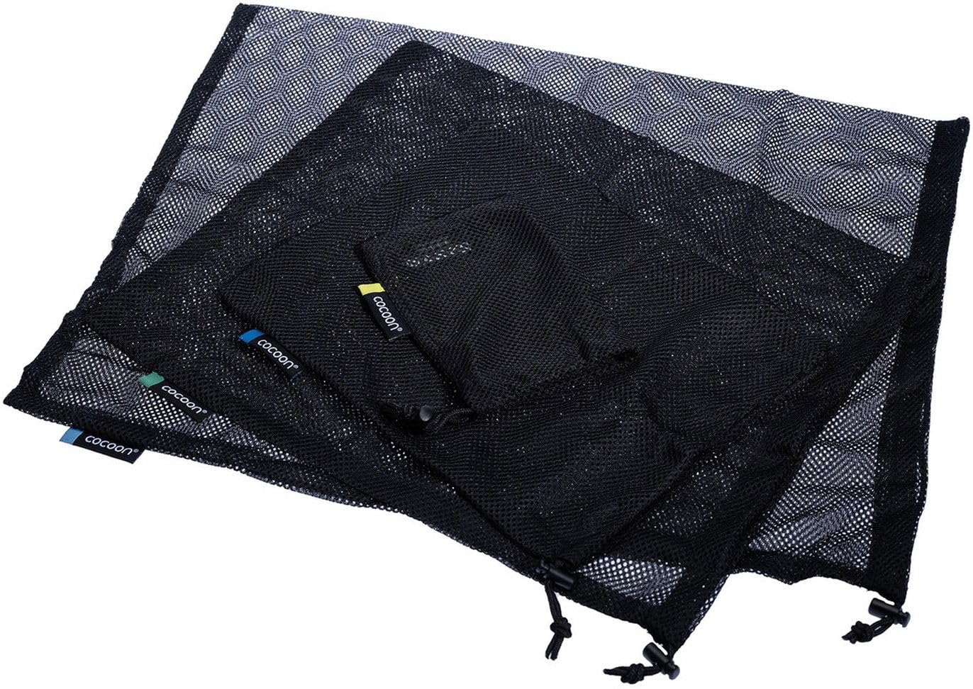 Cocoon Schwarz Mesh Stuff Sack Storage Bags - Set Of 4 Mesh Bags