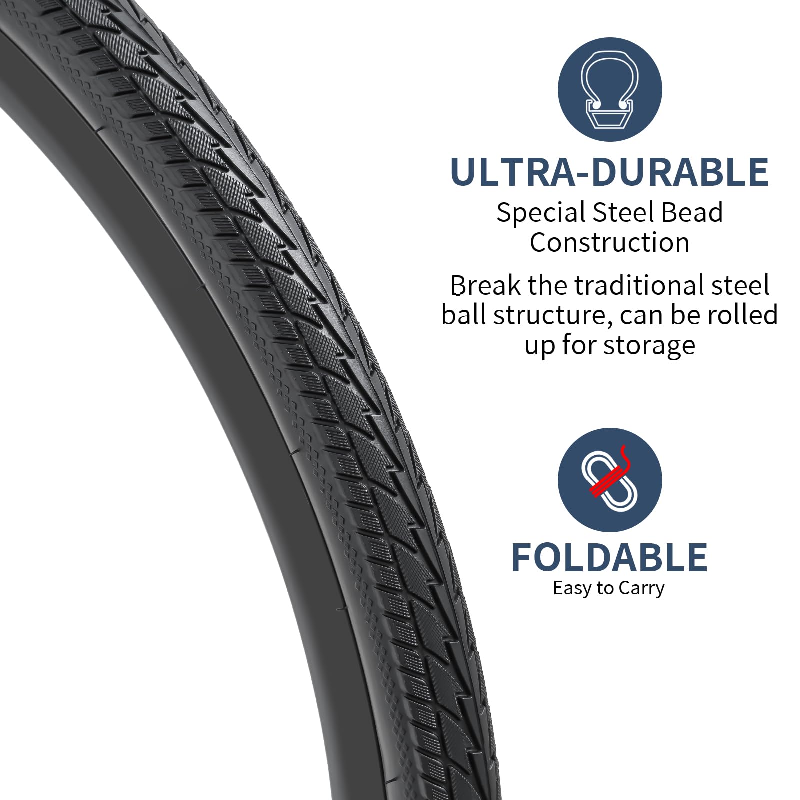 700 X 32c Bike Tire Bike Tire 2-PCS 700C Road S 700x40C/40-622 And