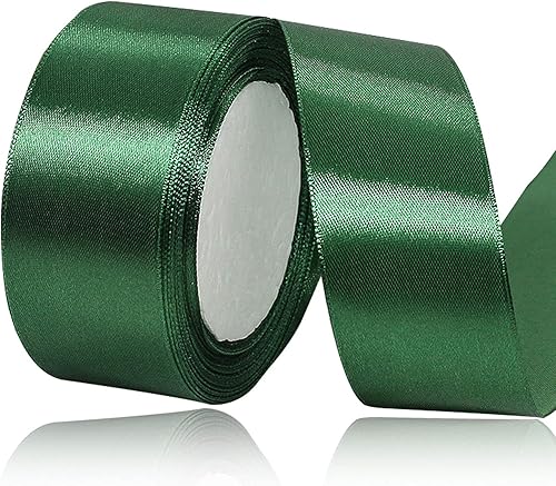 Miniatura 37 de Cinta de satén dorada de 3/4 pulgadas x 25 yardas, cinta de tela de color sólido para envolver regalos, manualidades, fabricación de lazos