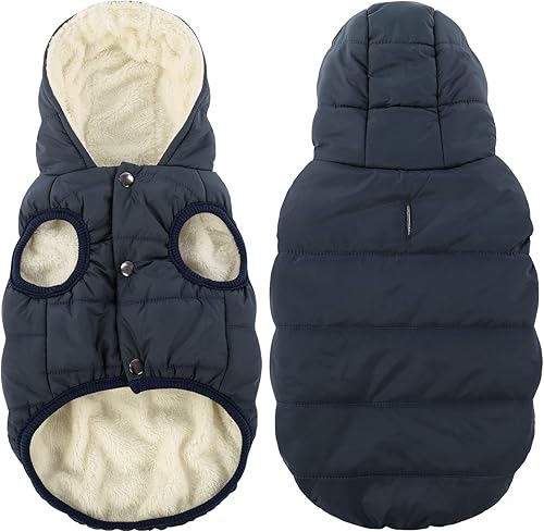 ASENKU - Abrigo de invierno para perro chaqueta de invierno para perro resistente al viento impermeable chaleco cálido para perro ropa para mascotas
