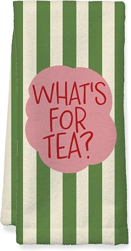 PWGSOT Tea Gifts Kitchen Hand Towels 16x24 inch, Tea Lover Gifts for Women Hand 