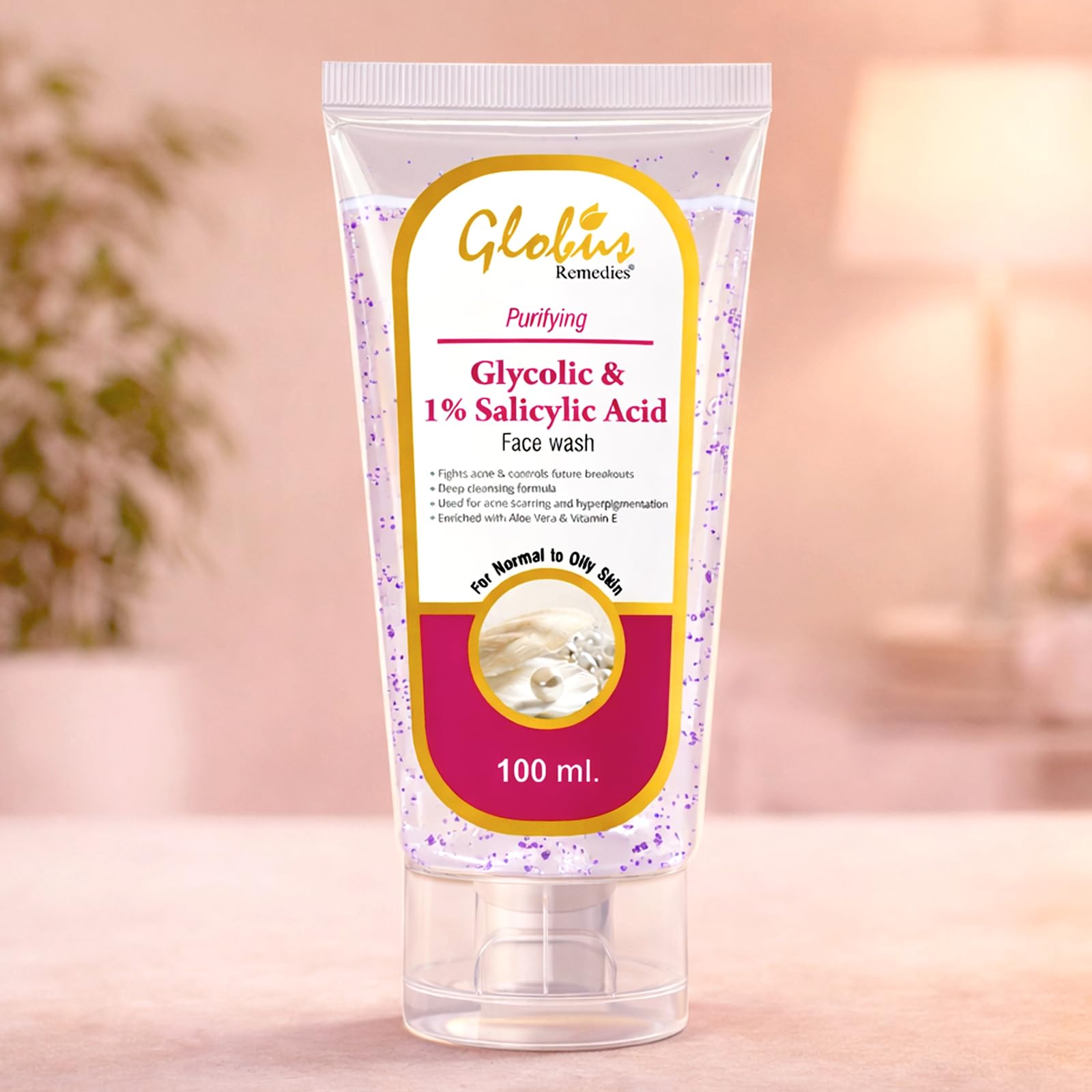 Globus Pimple Clear Face Wash with Glycolic & Salicyclic Acid - 100 ml