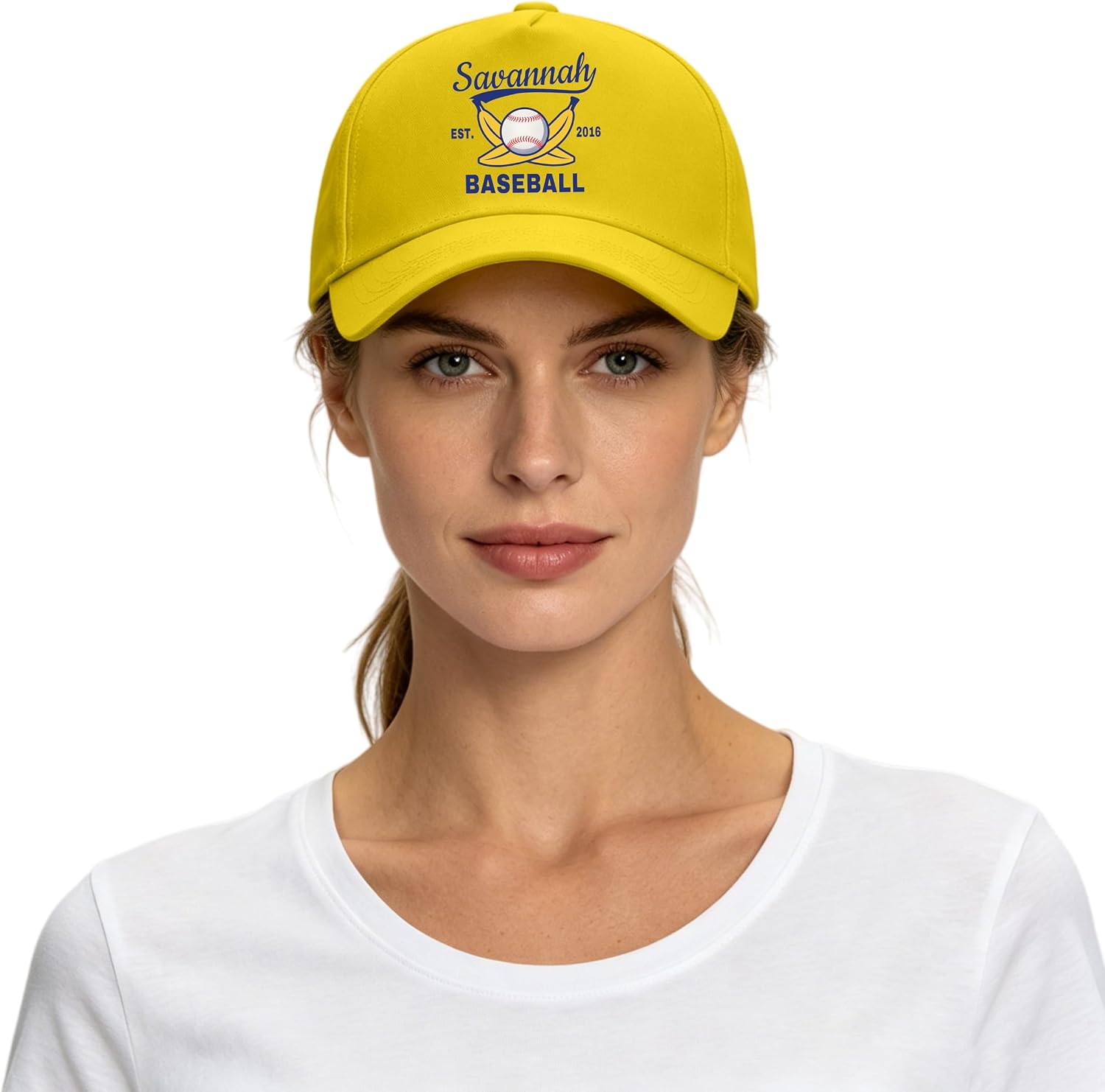 Unisex Cute Banana Baseball Cap Adjustable Fruit Pattern Outdoor Sports Dad Hat