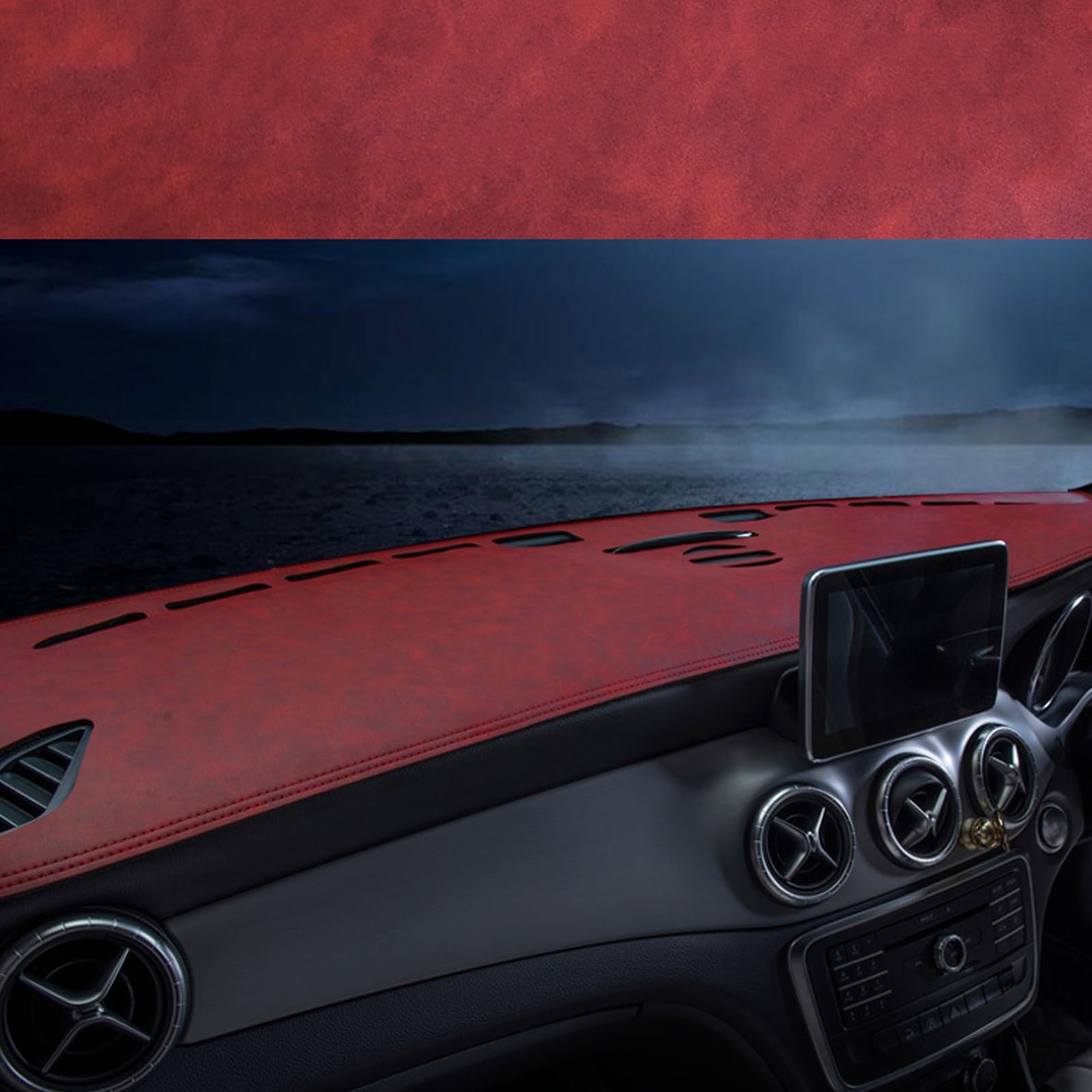 Amazon | 新型 レザー素材 ダッシュボードマット に適合する マツダ