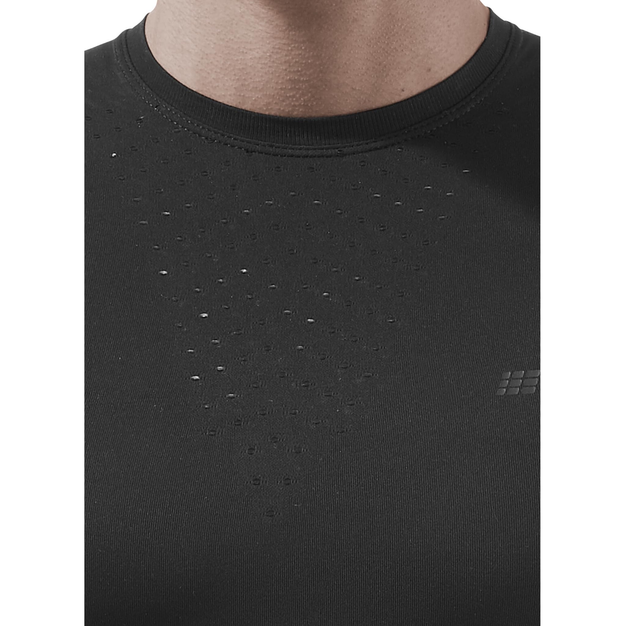 CEP – Run Ultralight Shirt Short Sleeve für Herren | Atmungsaktives Kurzarm Laufshirt mit perfektem Black | Größe M