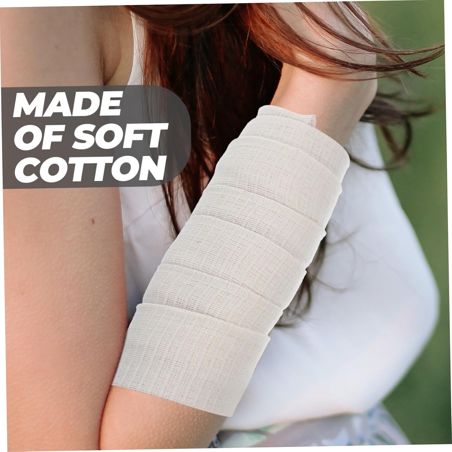 Tubular Bandages 1 Roll Cotton Elastic Support for Injury Recovery
