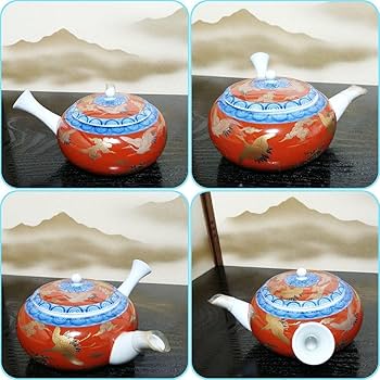 深川製　茶器揃　有田焼　急須　蓋付湯呑み5客　共箱付き 深川製 茶器揃 有田焼 急須 蓋付湯呑み5客 共箱付き（Amazon.co