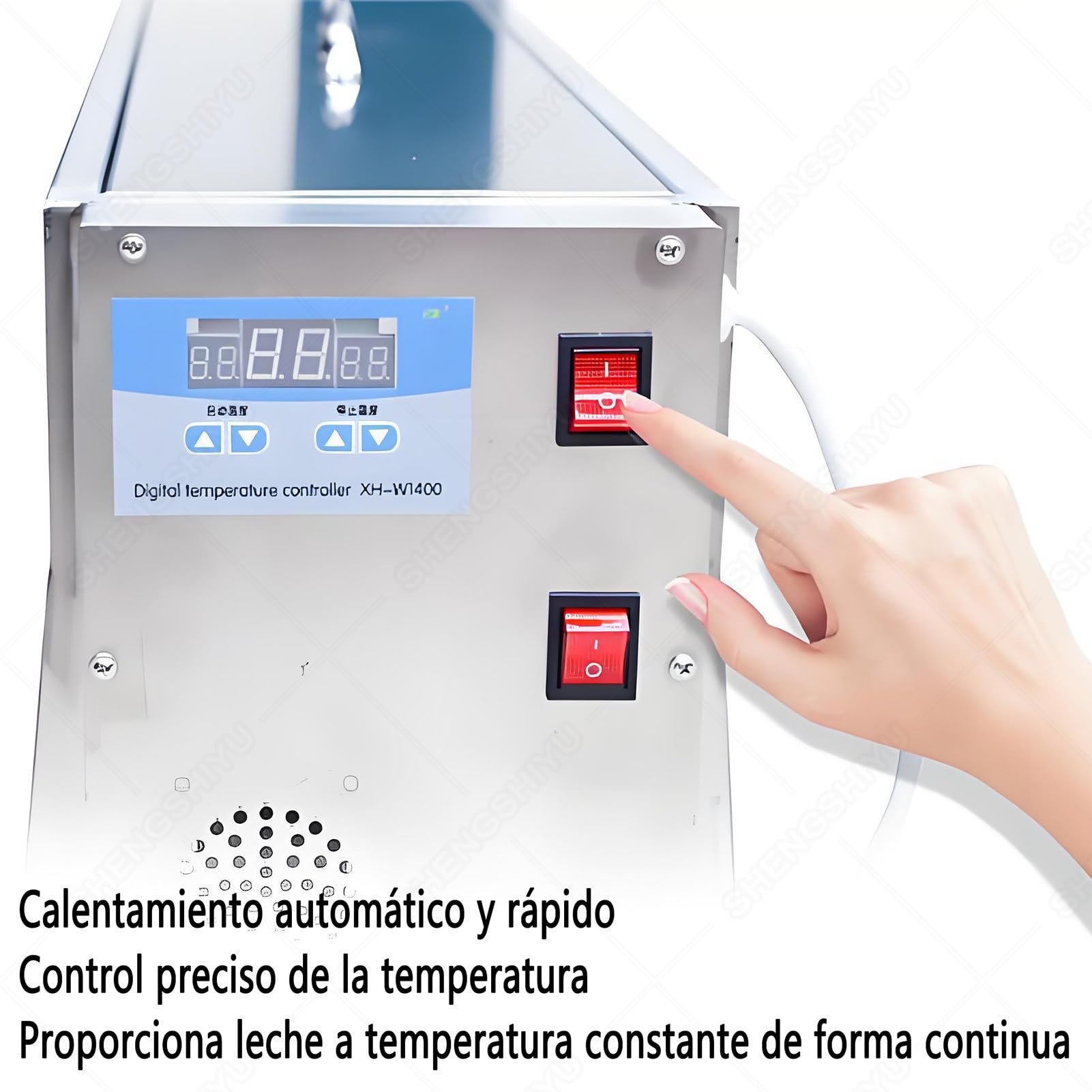 Automatyczny Karmnik Do Mleka O Stałej Temperaturze dla Prosiąt Ze Stali Nierdzewnej,Automatyczne Mieszanie,Automatyczne Podgrzewanie W Stałej Temperaturze,Stacja Karmienia Prosiąt 15L