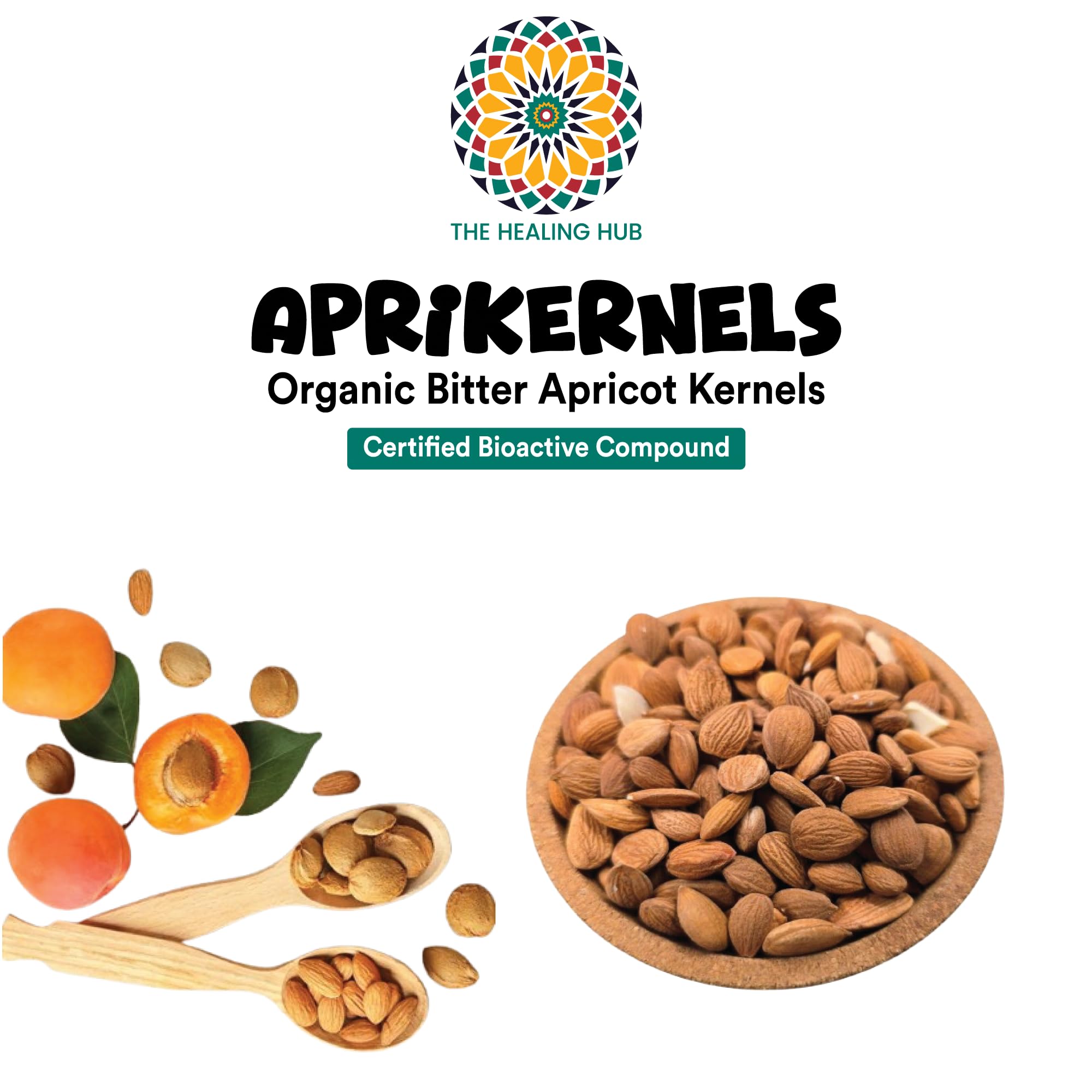 1kg Organic Apricot Nuts, 1kg (Pack of 1) - Image 4