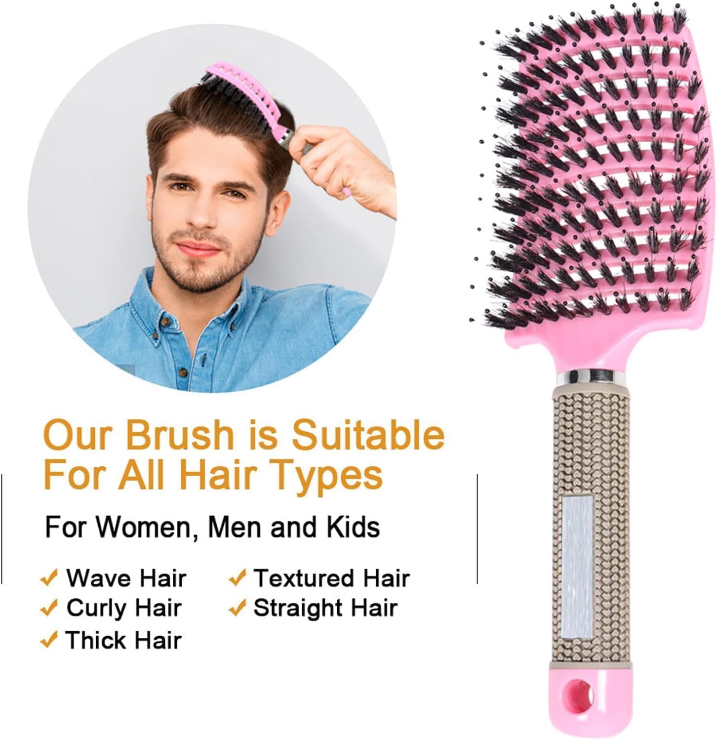 Pop Magic Detangling Hair Brush - Image 3