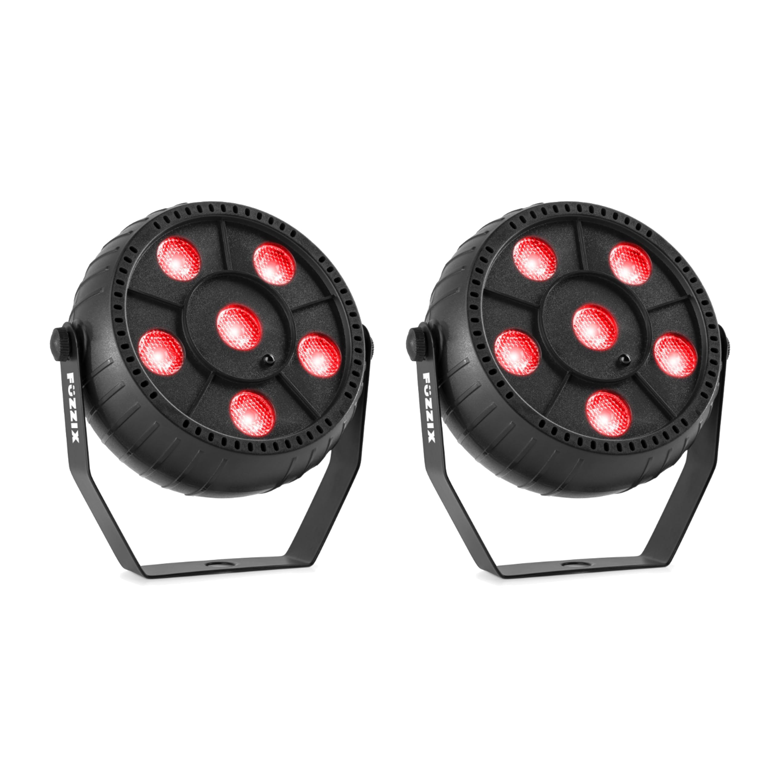 BeamZ PLP10 Pack 2 focos PAR LED RGB con batería