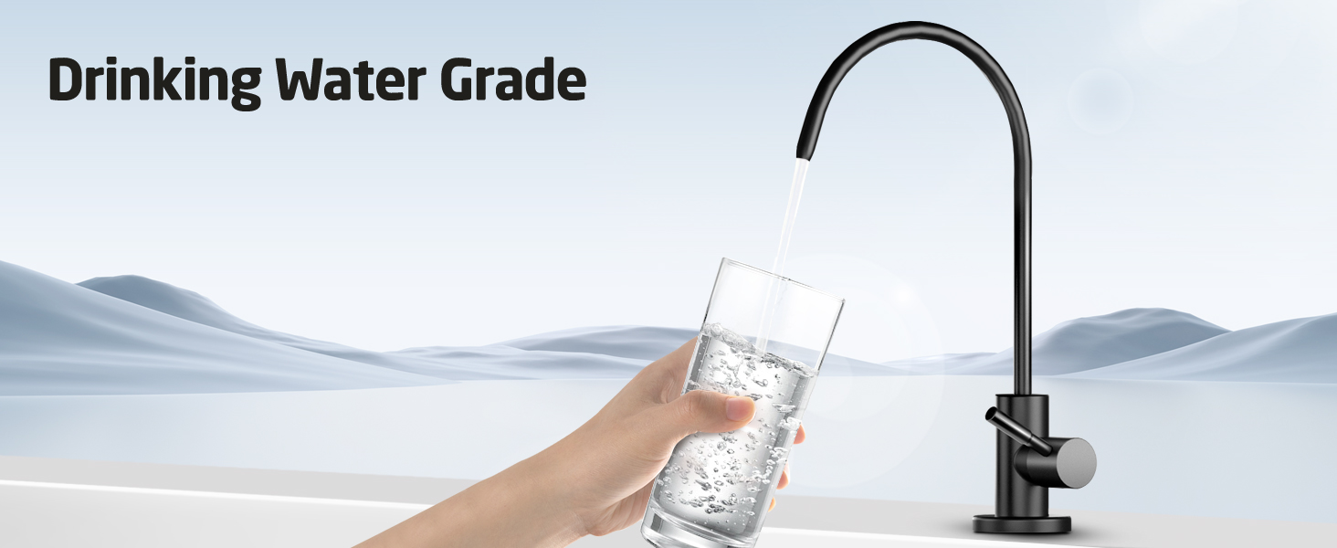 RO-4050　Kako KES NSF Certified Reverse Osmosis Faucet Black RO Lead-Free