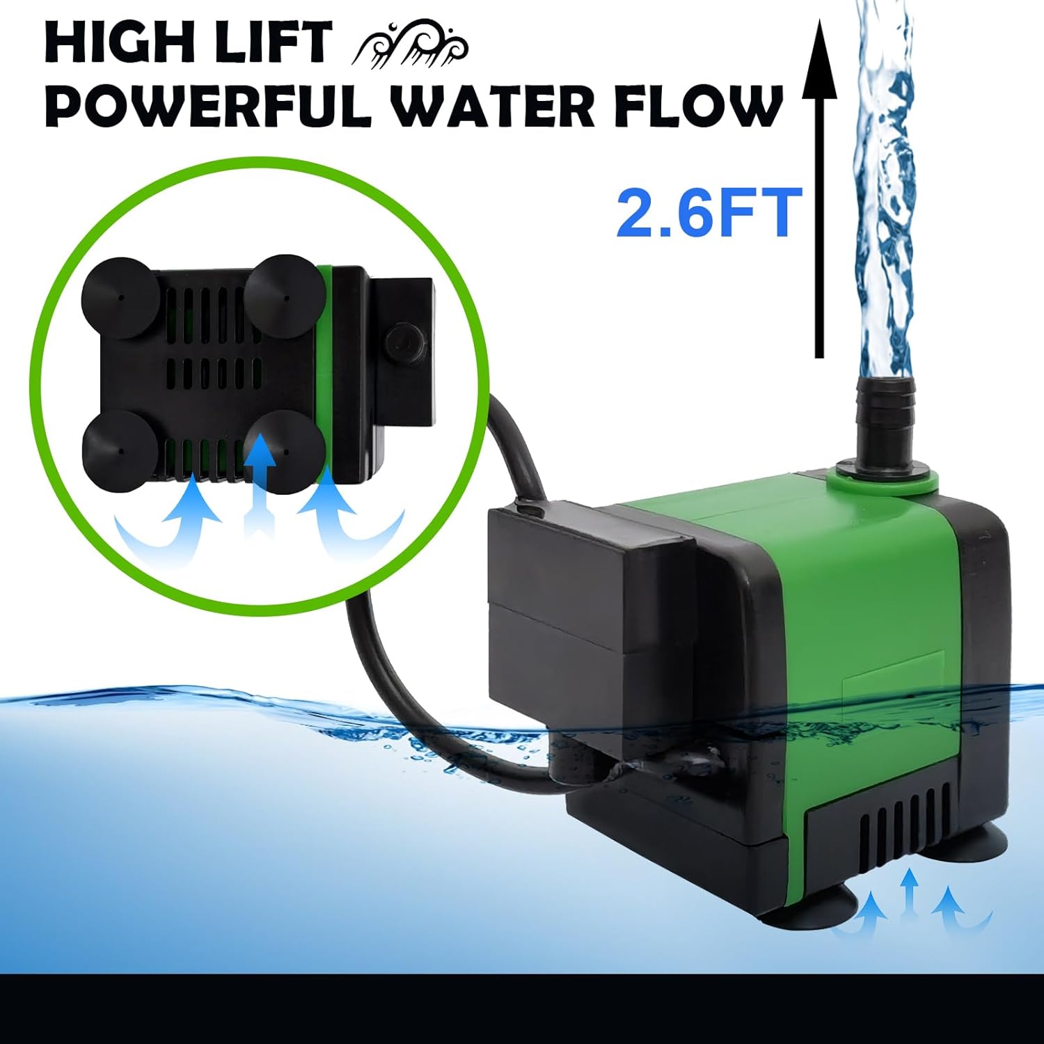 Small Condensate Pump Mini Automaitc Water Pump With Level Sensor For Ice Maker,Dehumidifier,Sump Pump Condensate Pump,Air conditioner,Green-3