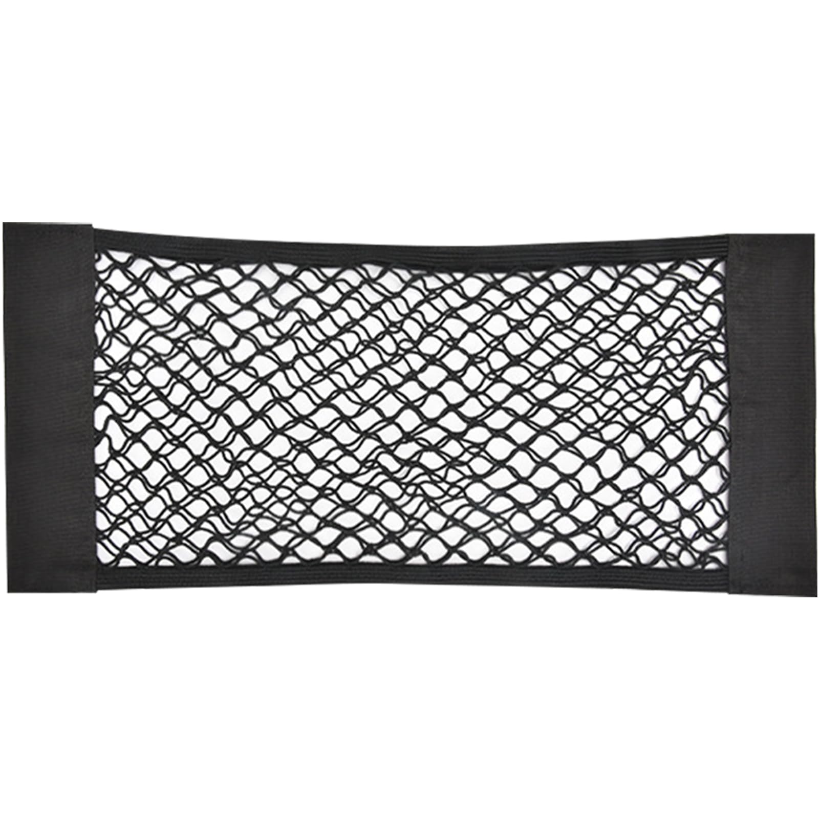 Nayubo Universal Mesh Cargo Net for Car Elastic Automotive Pouch Bag Storage Organizer Mesh Net Auto Interior Accessories Car Storage Net for Car/SUV/Truck (Black)