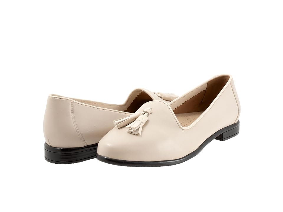 Trotters Liz Tassel (Ivory) Women's Shoes INTERNATIONAL SHIPPING