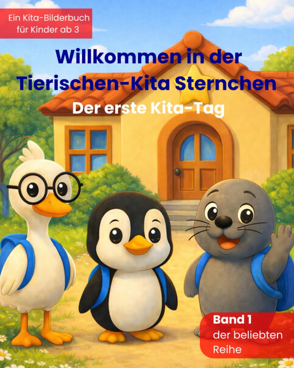 Willkommen in der Tierischen-Kita Sternchen " Der erste Kita-Tag": Ein liebevolles Bilderbuch zum Kita-Start über Freundschaft, Gefühle und neue Abenteuer – für Kinder ab 3 Jahren