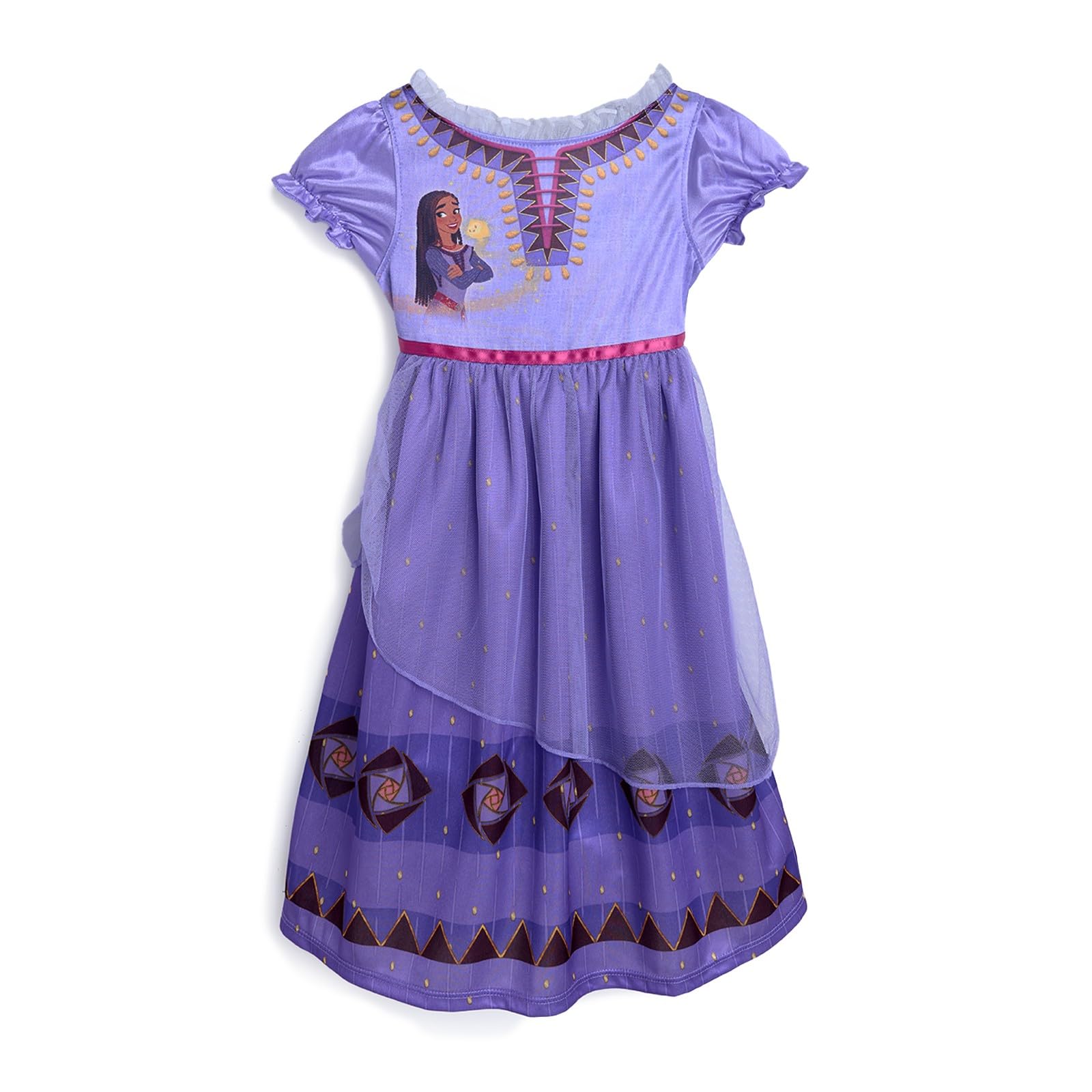Disney Toddler/Little/Big Girls' Princess Fantasy Gown Nightgown