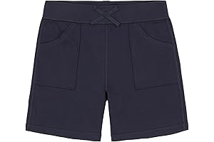 Little Girls' School Uniform Sensory-Friendly Pull-on Short